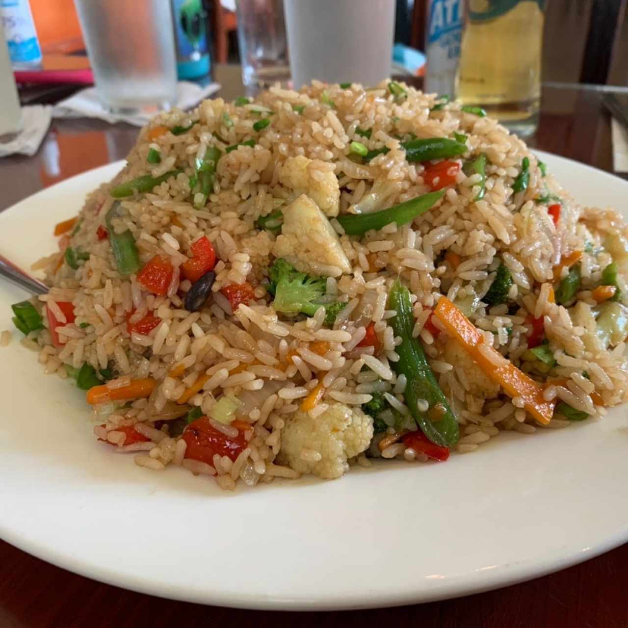 arroz con vegetales 
