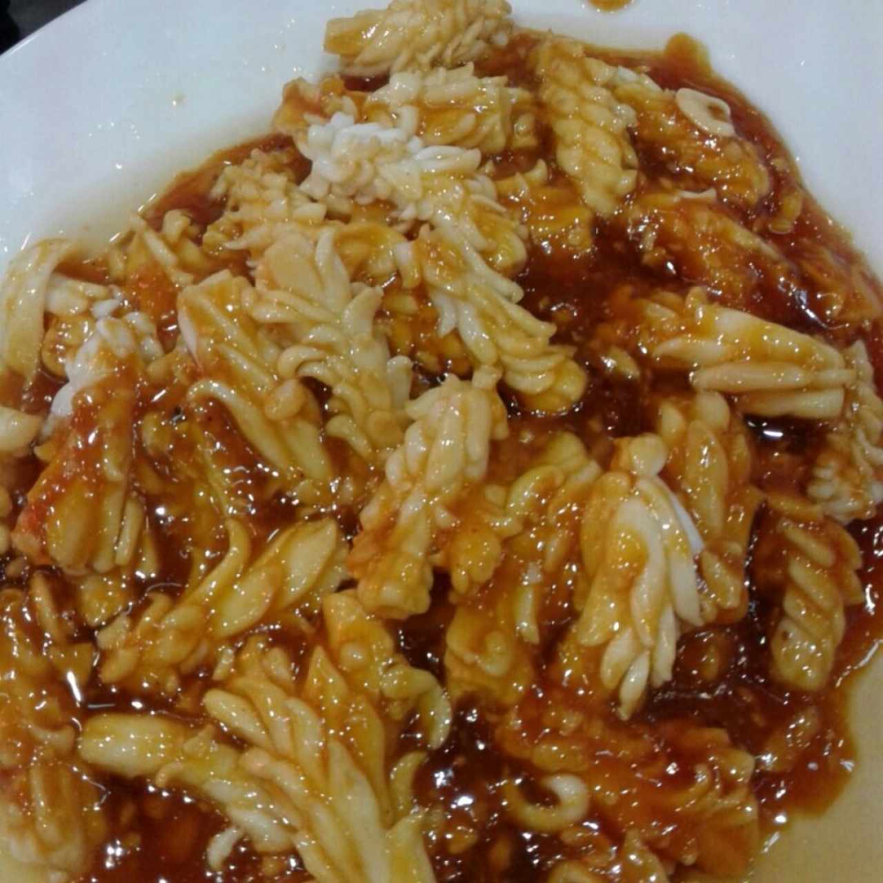 calamares salsa tianjing picante