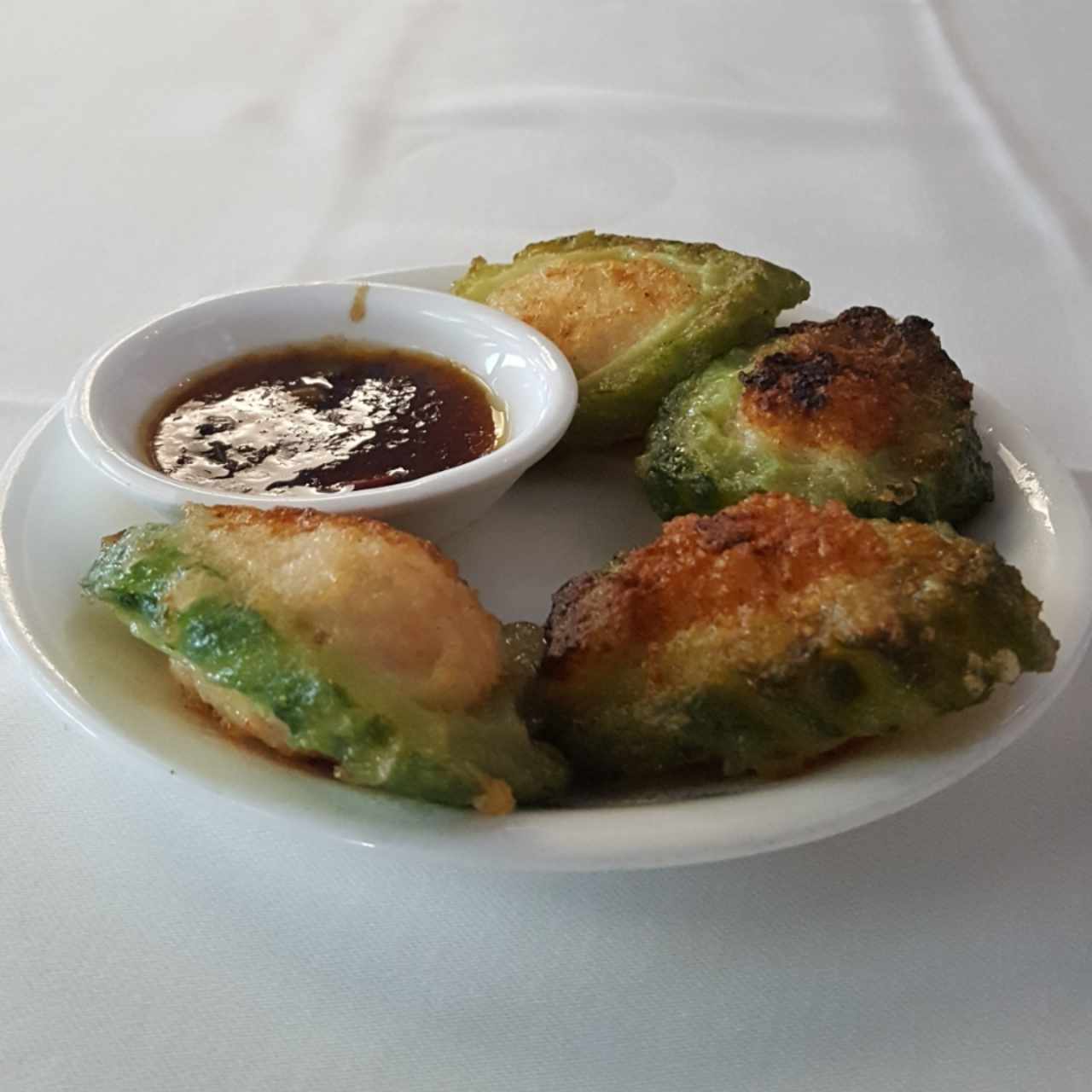 pepino chino relleno de pescado