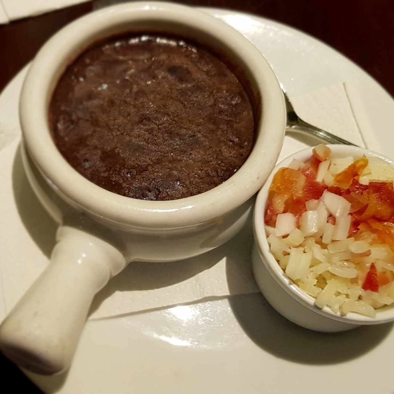 Sopa de Frijoles con bacon