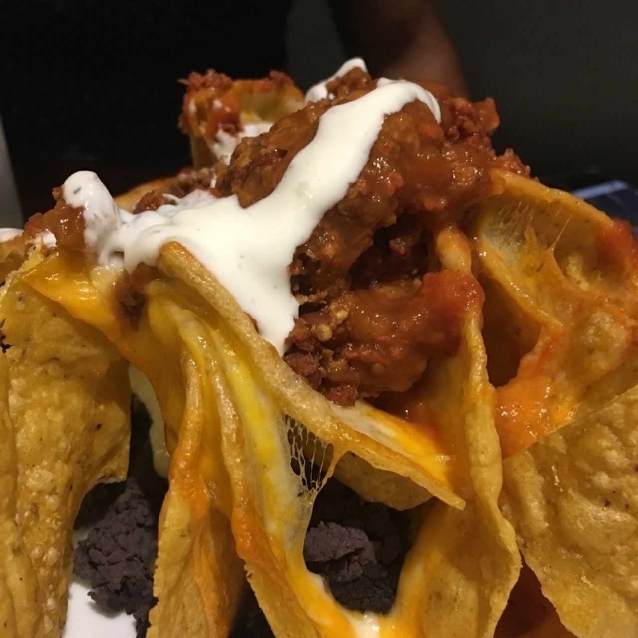 nachos de carne 