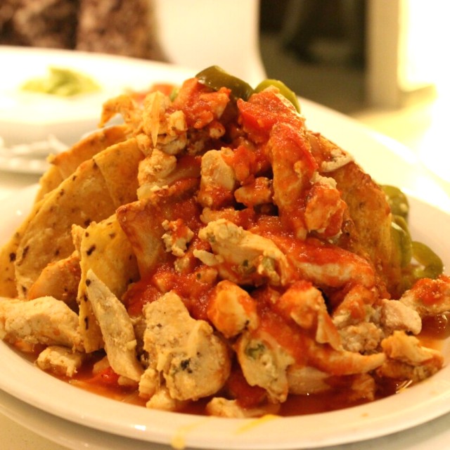 Mini Nachos de Pollo