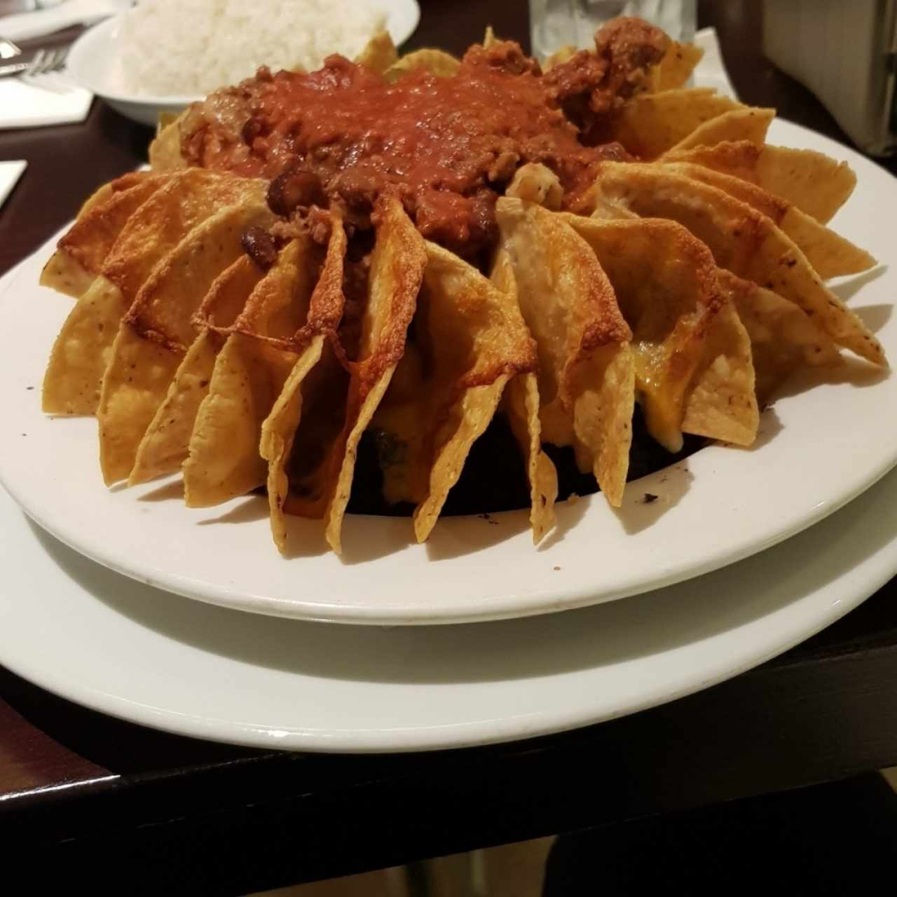 super nachos con carne