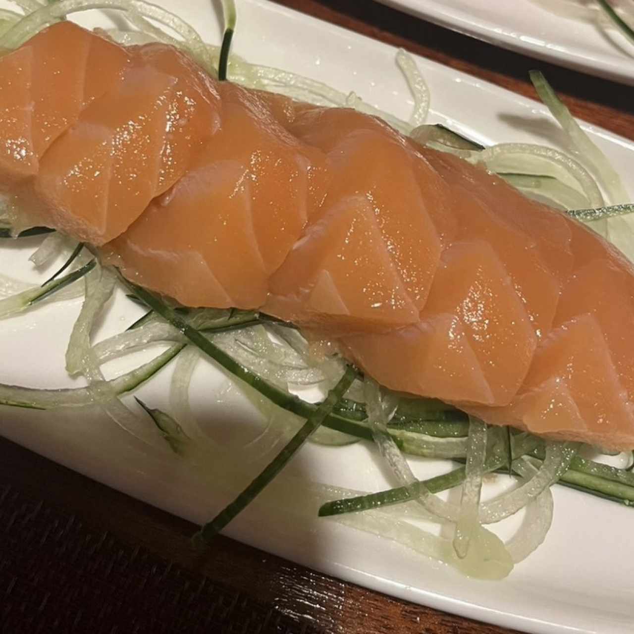 Sashimi de salmon