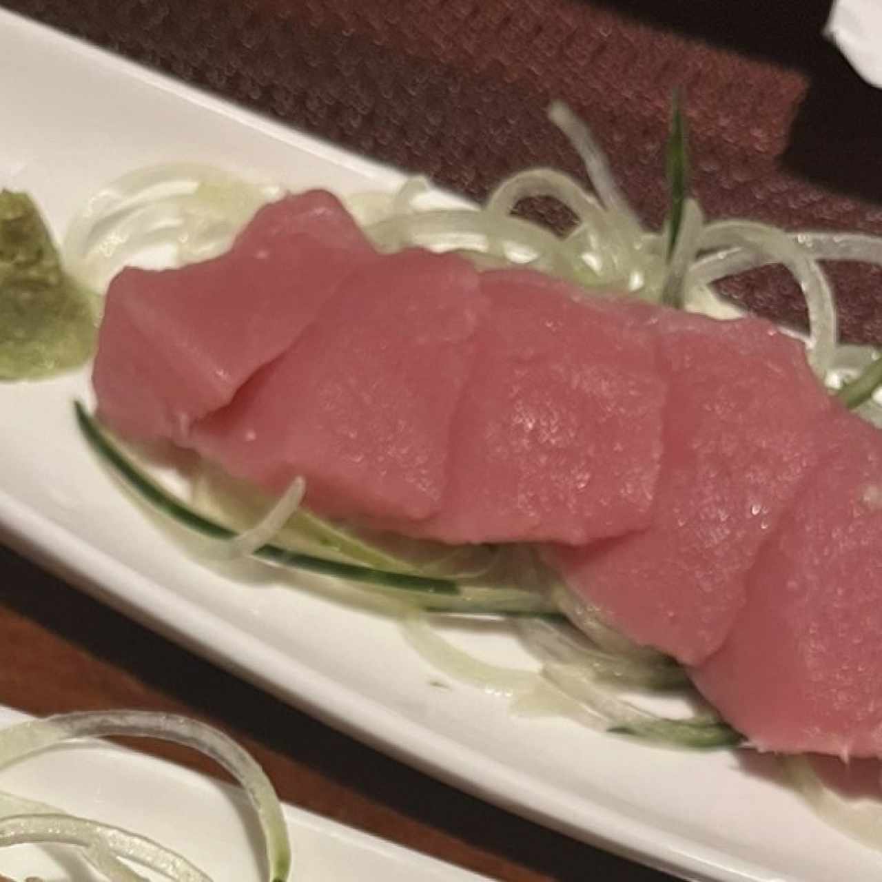 Sashimi de atun 