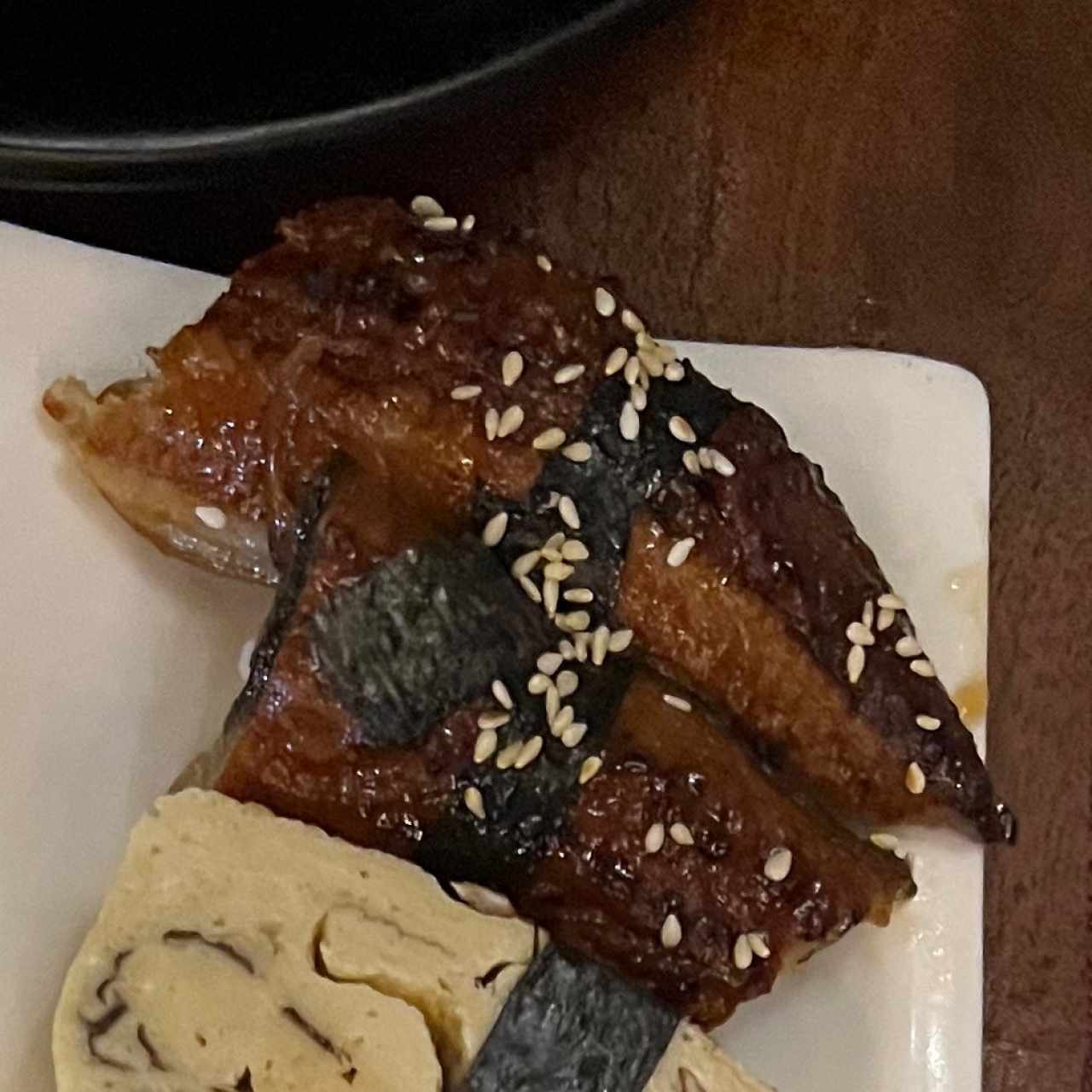 Nigiri/Sushi de Anguila