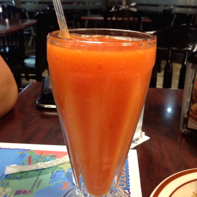 Batido de papaya