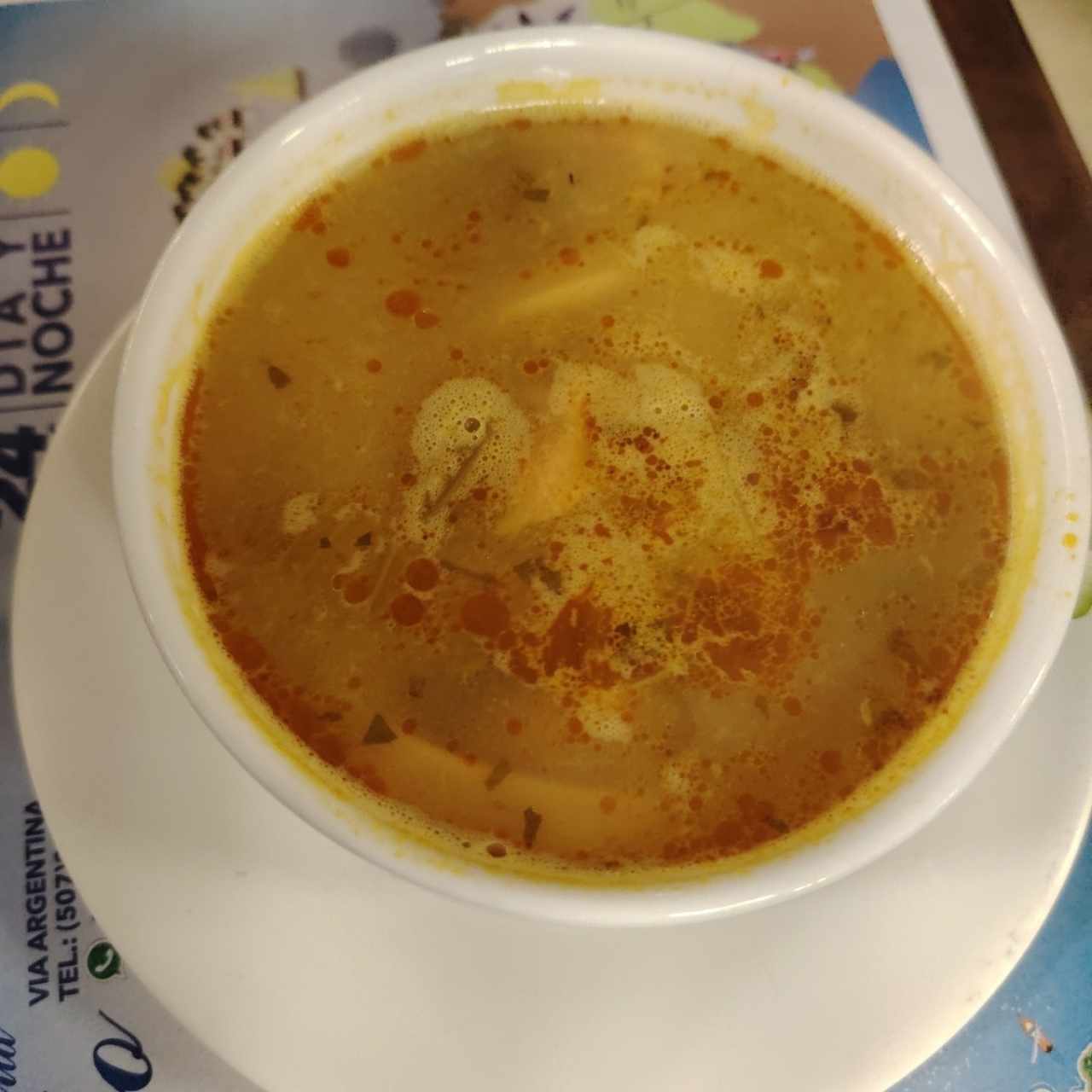 Sopas / Soups - Sopa de mariscos