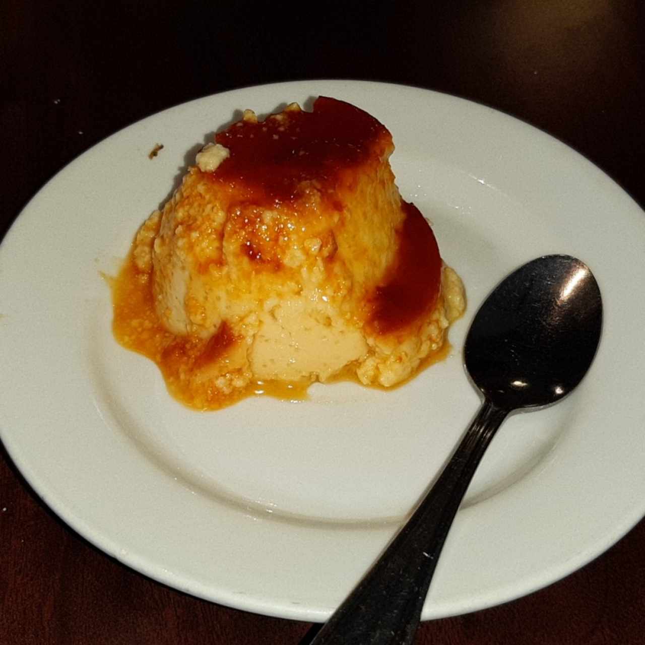 Flan de la casa