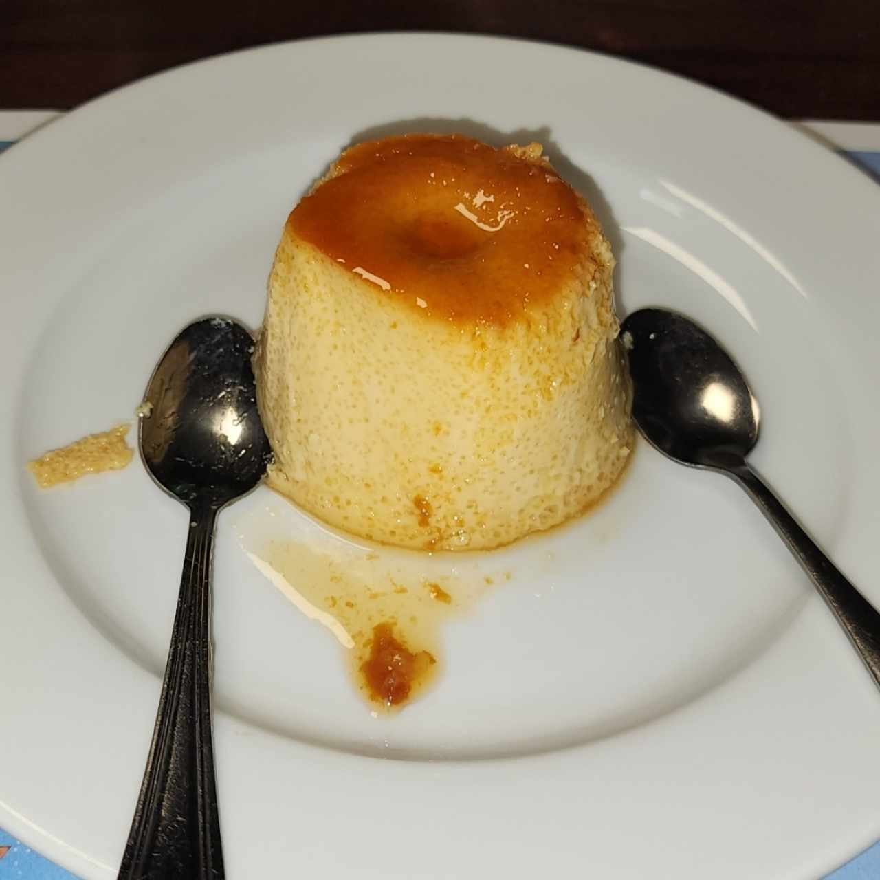 Flan de la casa