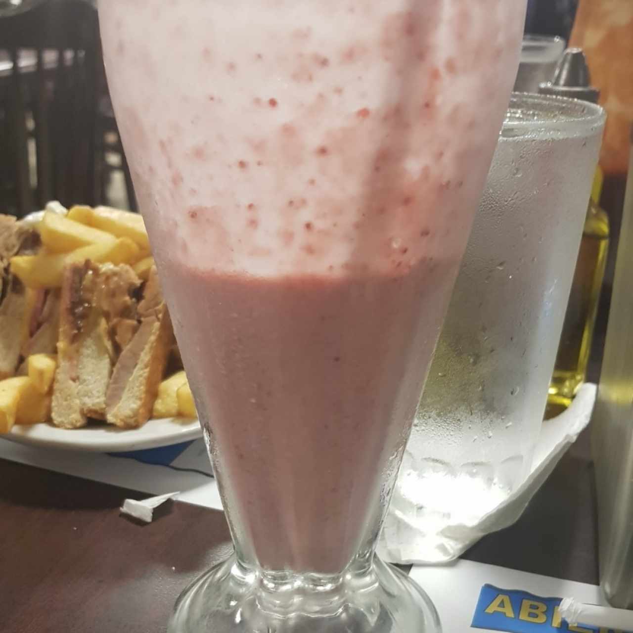 batido fresas 