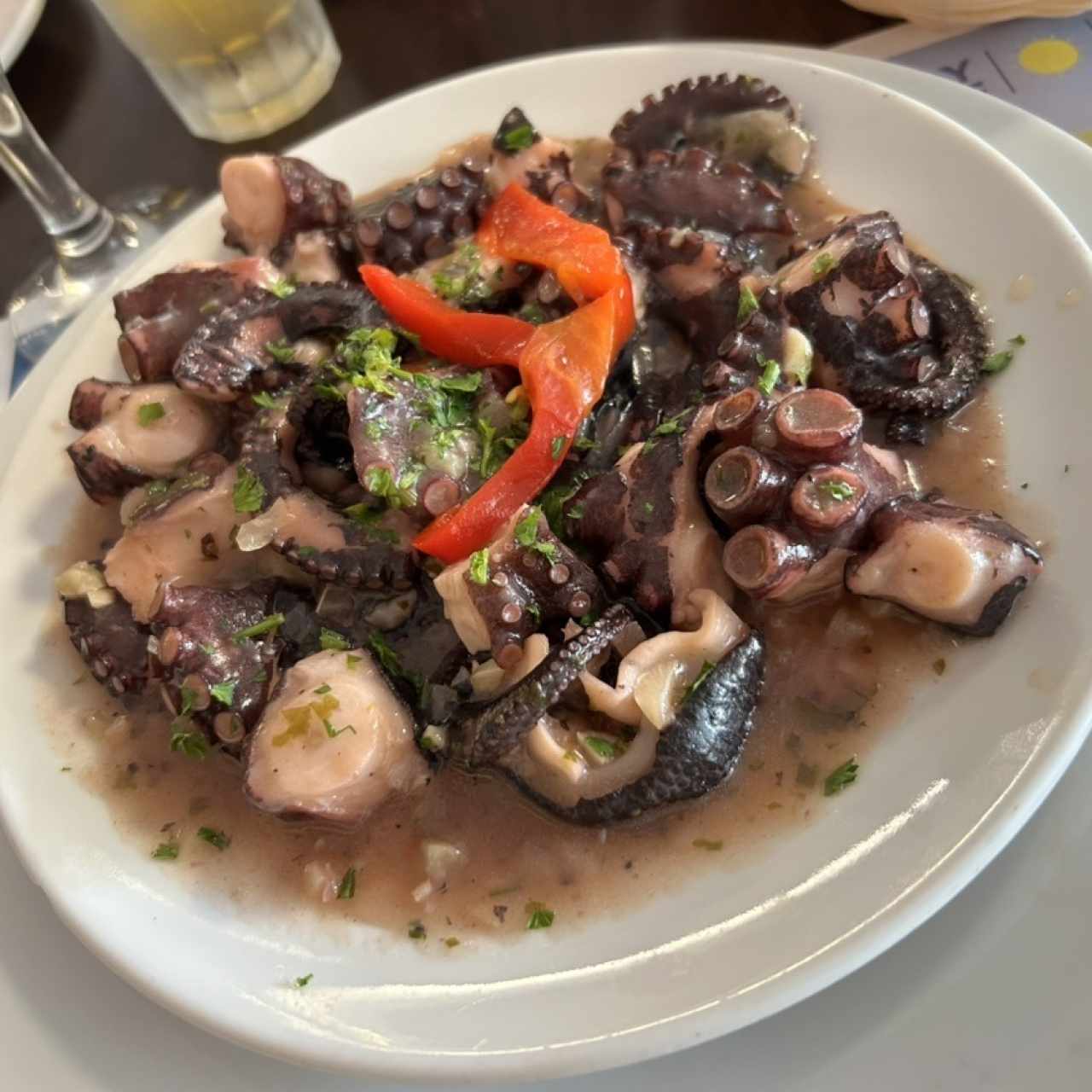 Pulpo al ajillo