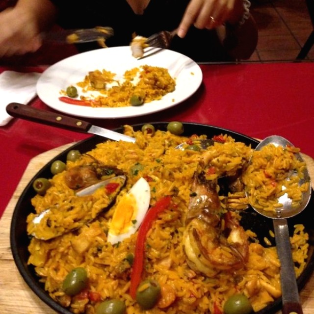 Paella de mariscos