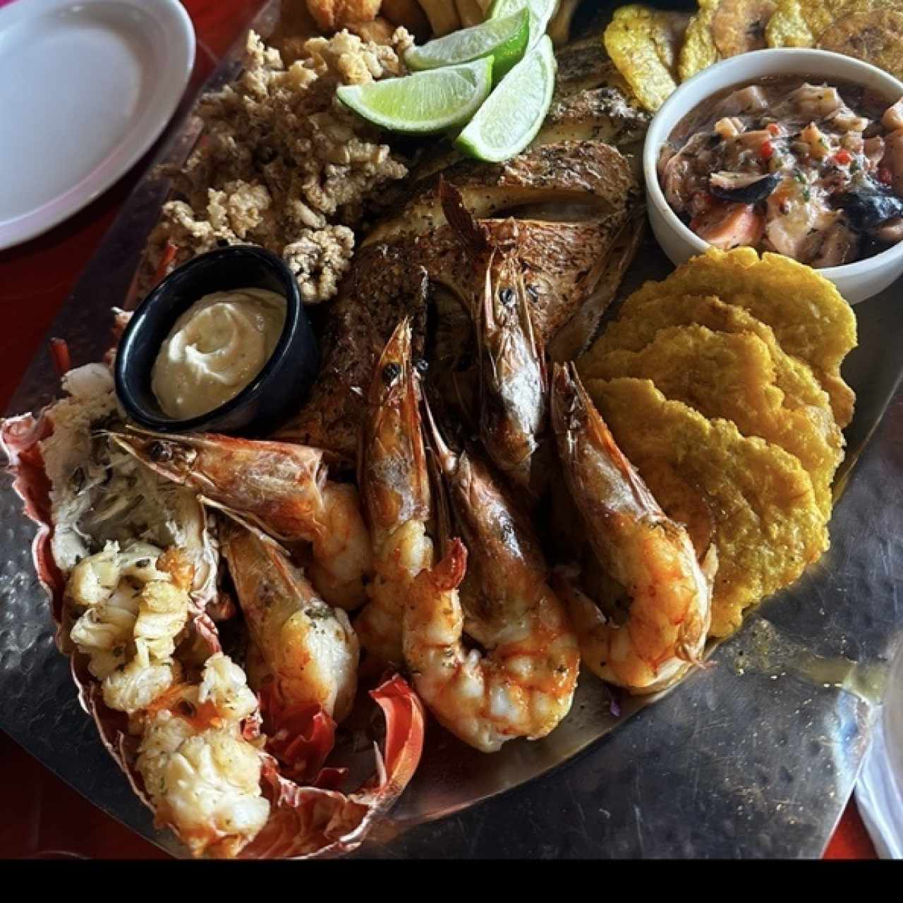 Picada de mariscos