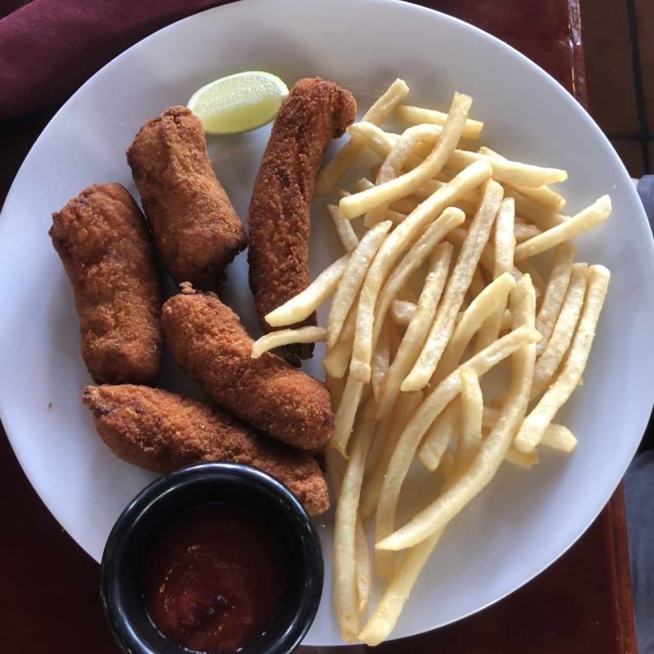 Fish Fingers with French Fries