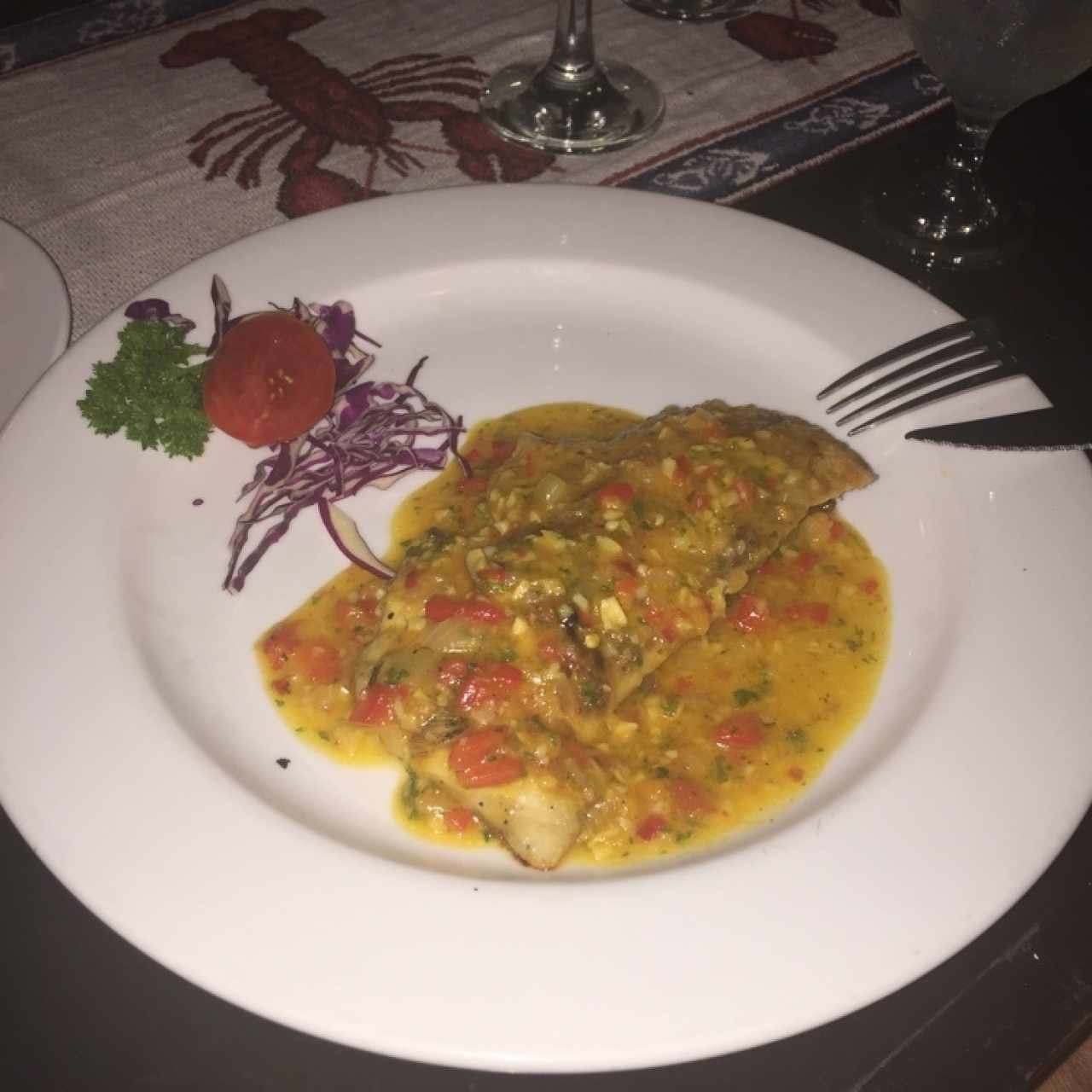 corvina al ajillo