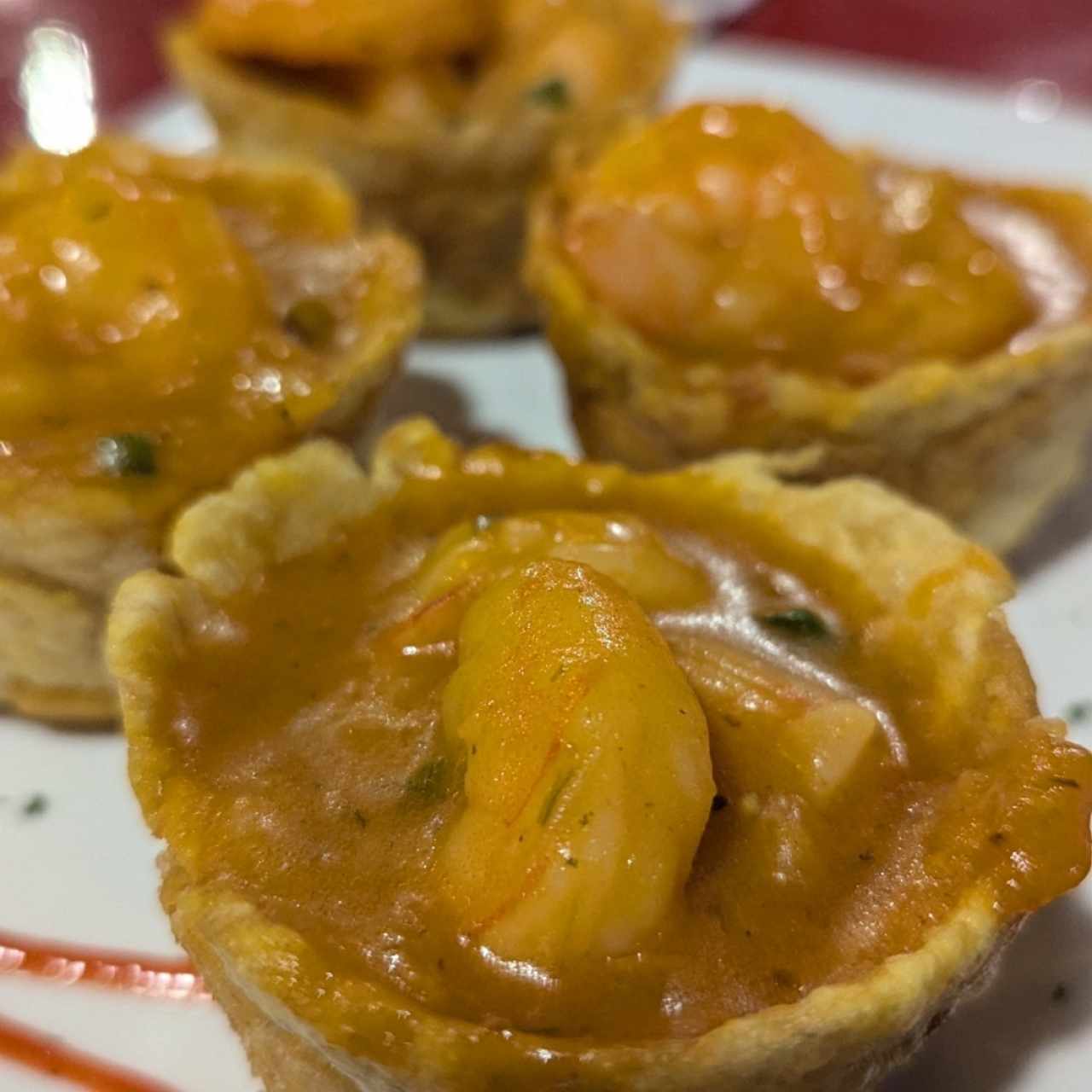 Patacones Rellenos de Mariscos o Camarones