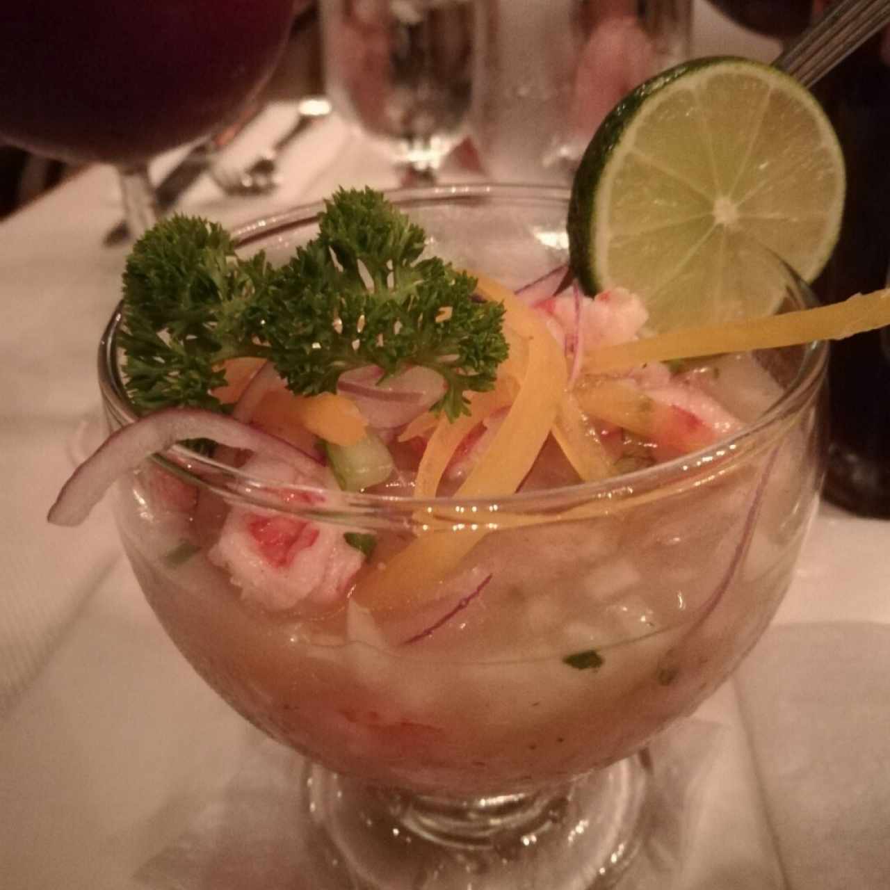 ceviche de camarones