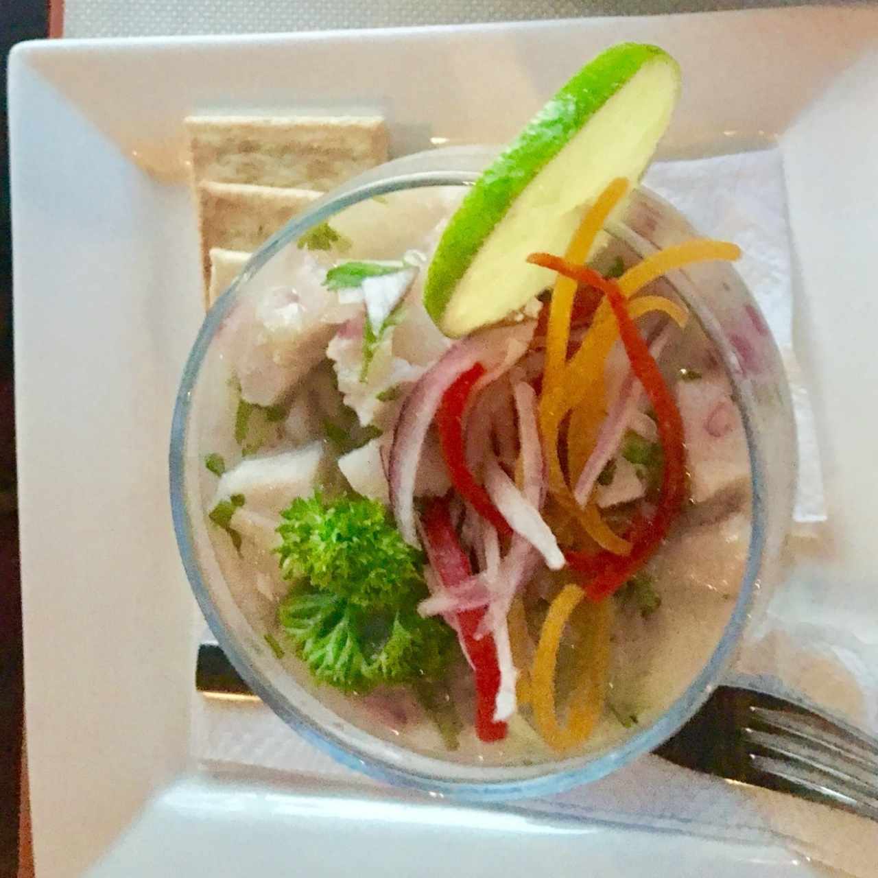 ceviche de corvina 