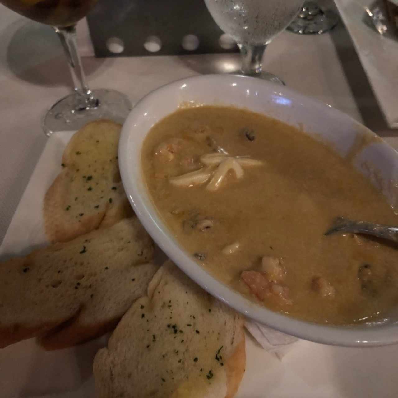 sopa de mariscos