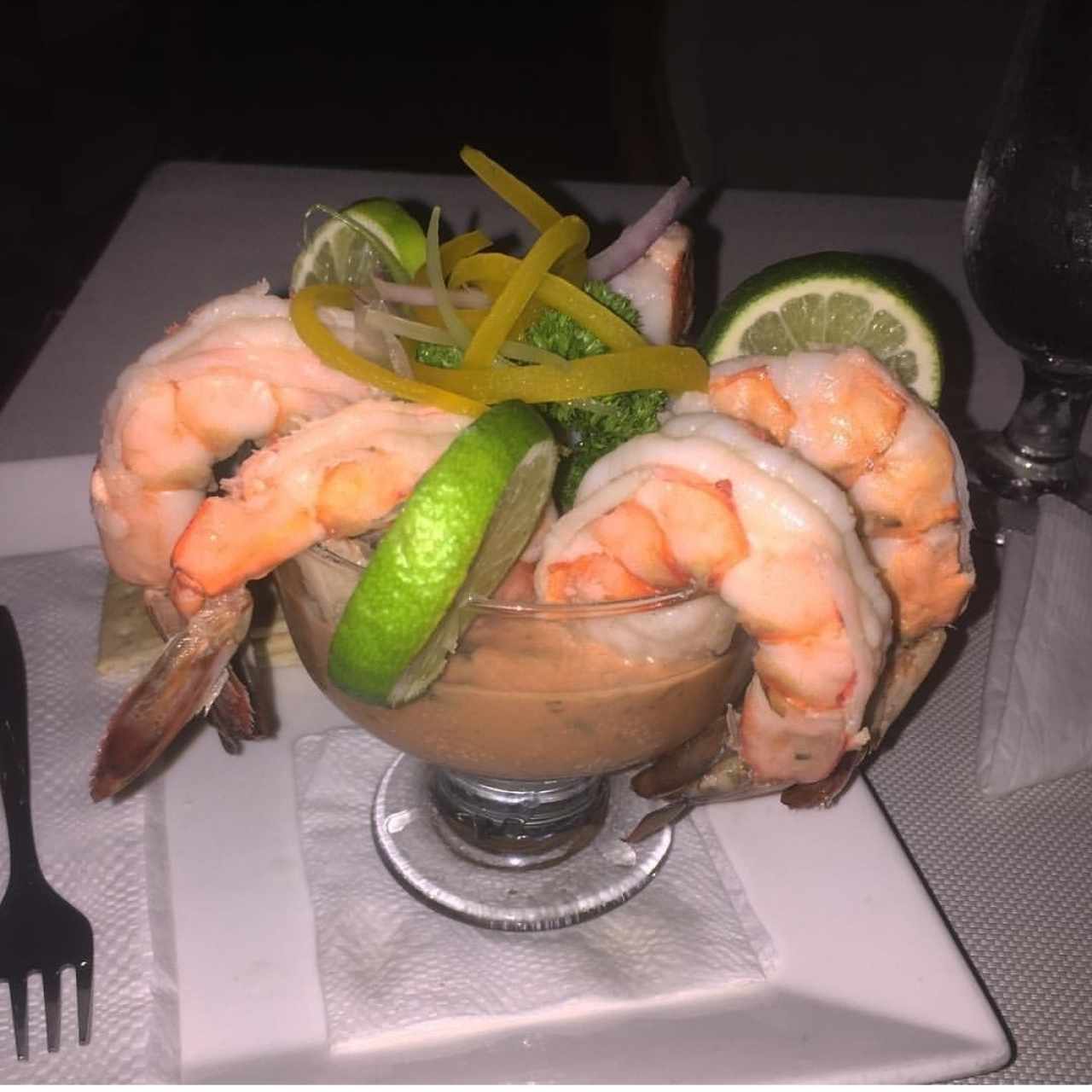 coctel de langostino