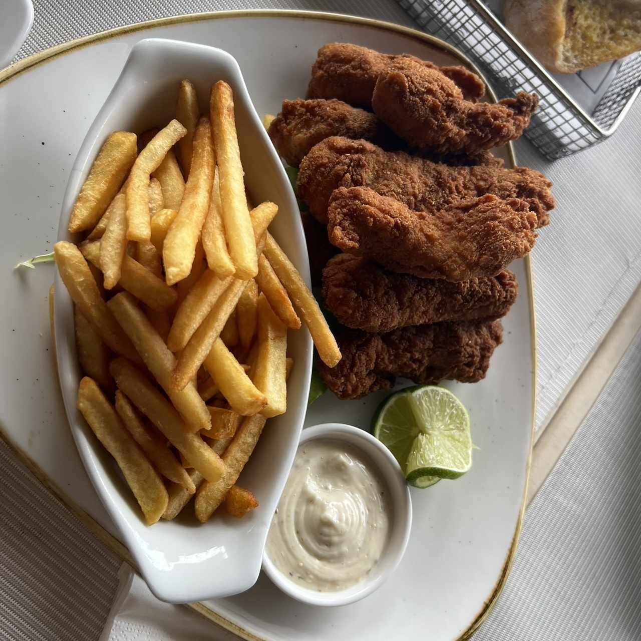 Croquetas de pescado y papas