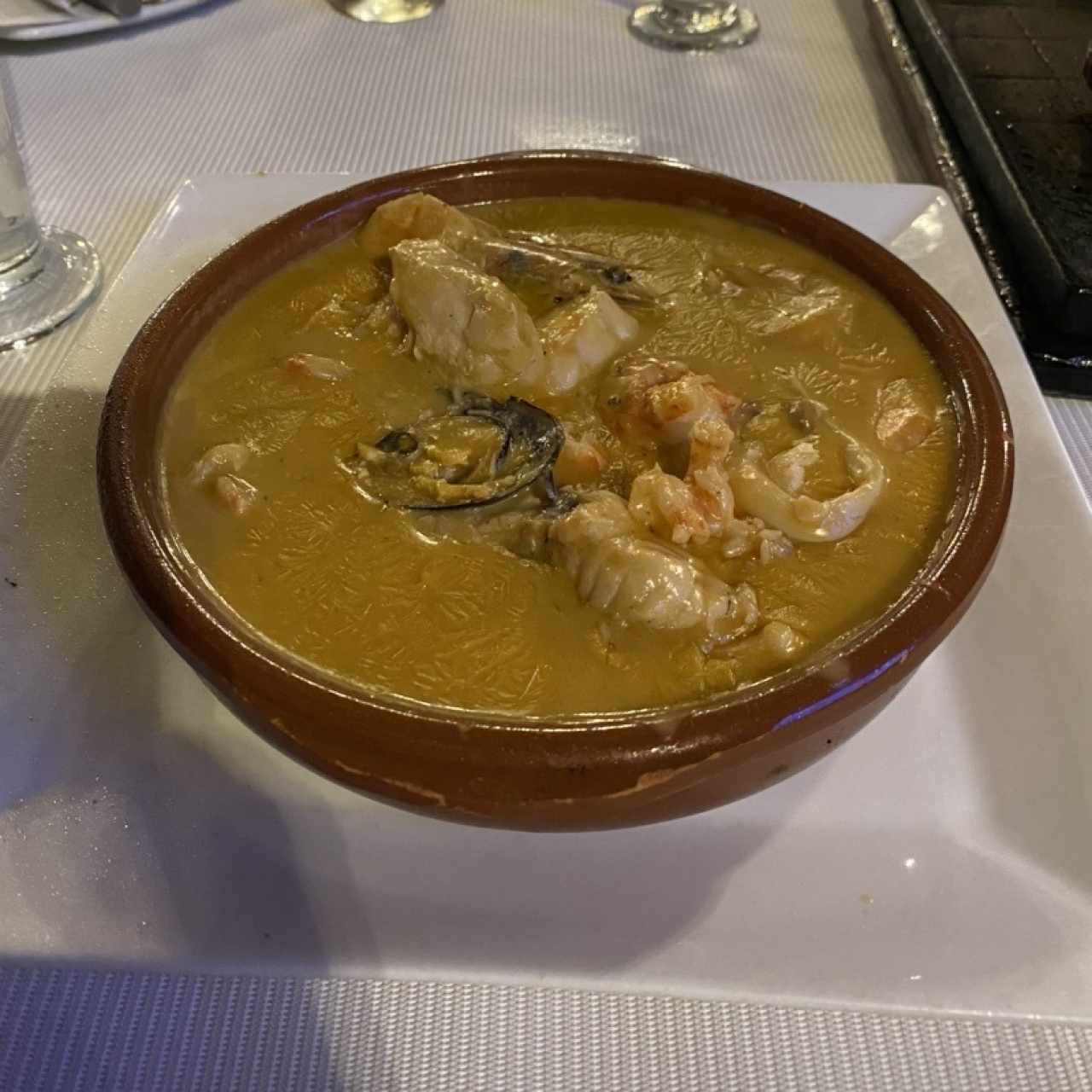 Cazuela de mariscos 