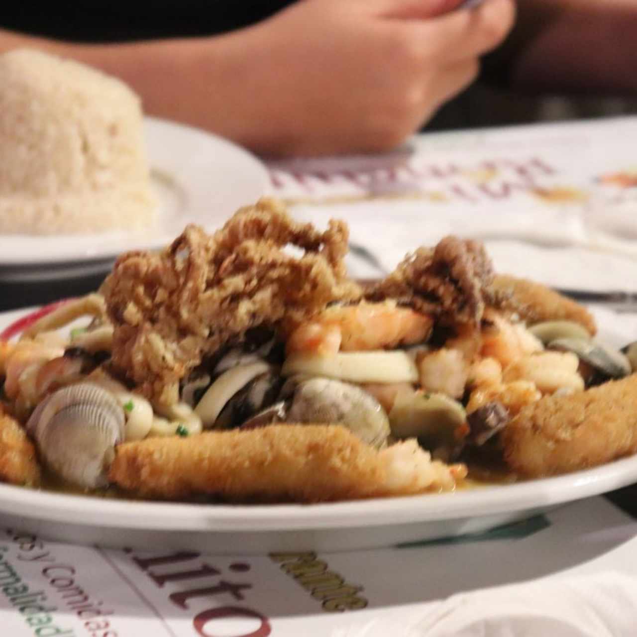 picada de mariscos