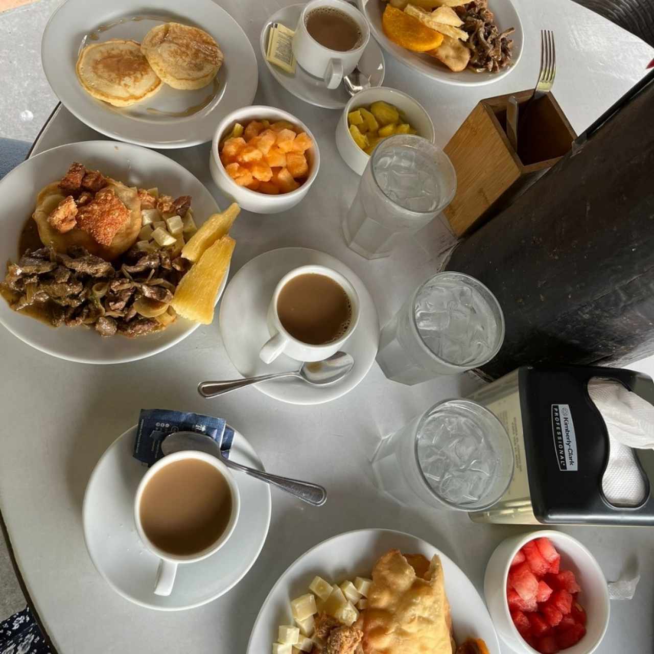 Desayuno típico panameño 