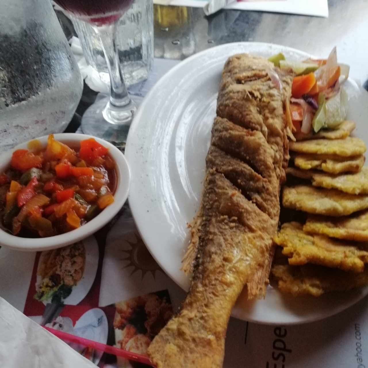 pescado en salsa criolla