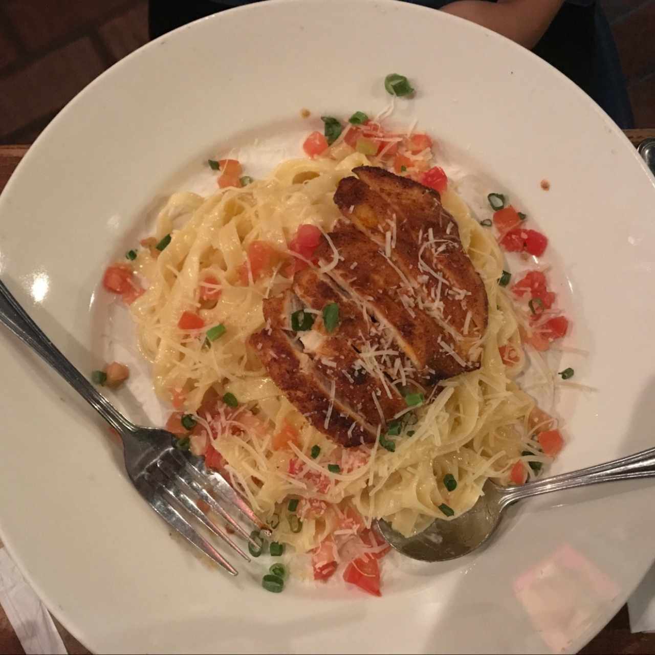 blackened chicken alfredo ❤️