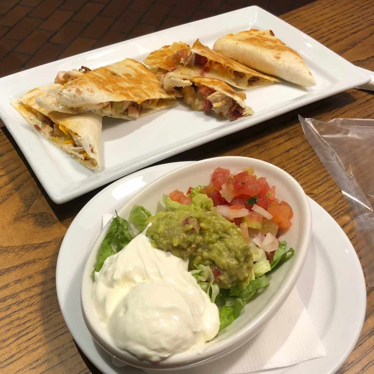 Chicken quesadillas