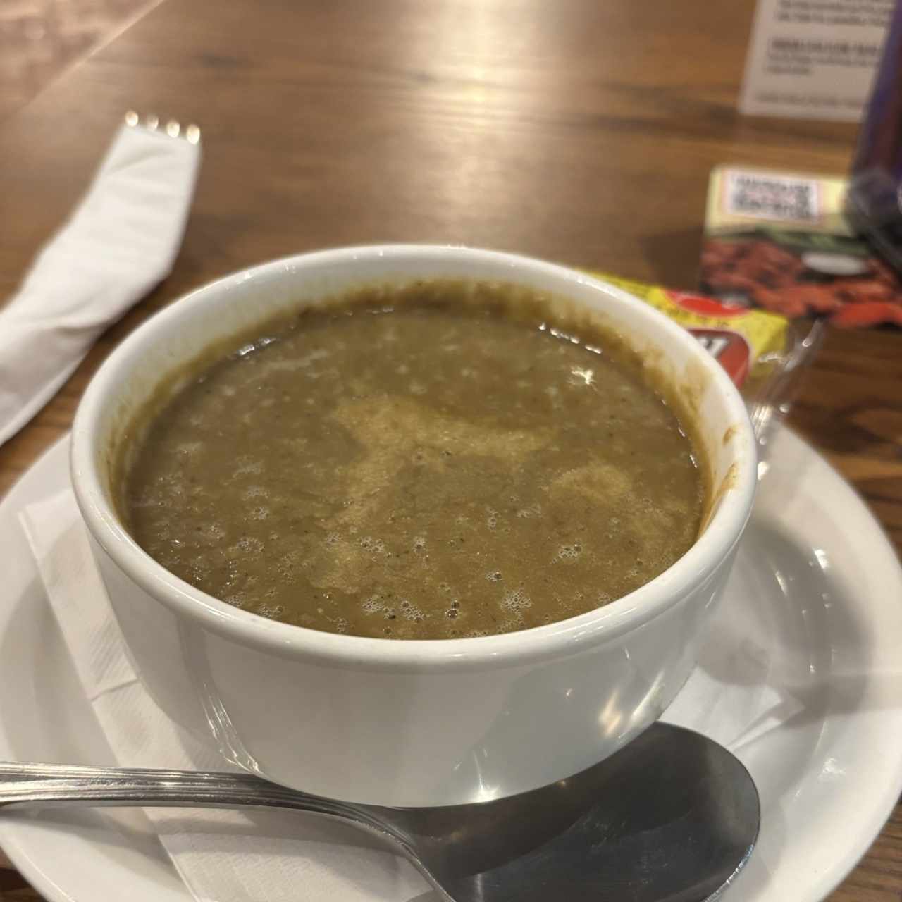 Sopa de lentejas