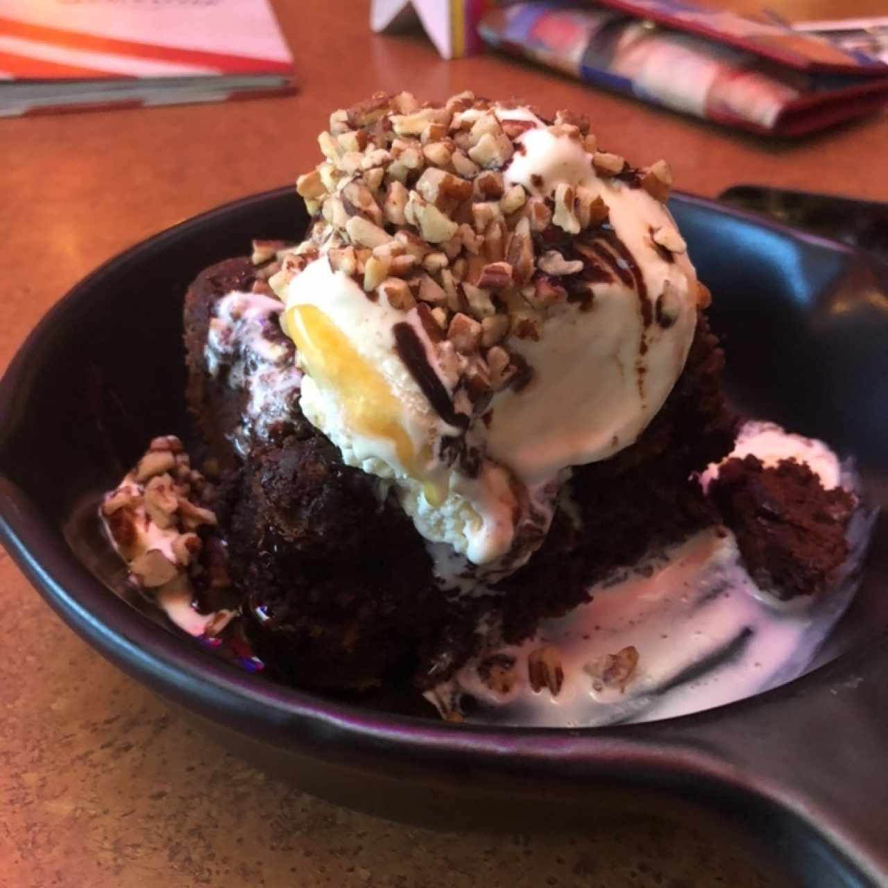 Brownie con Helado