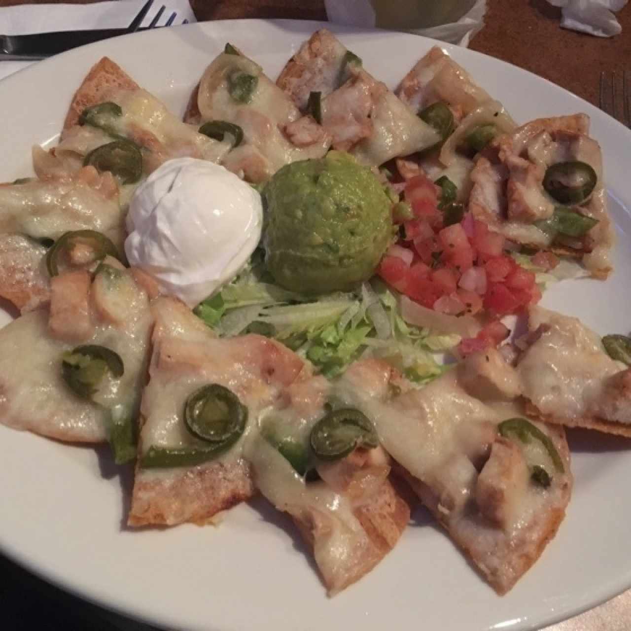 Chicken Fajita Nachos