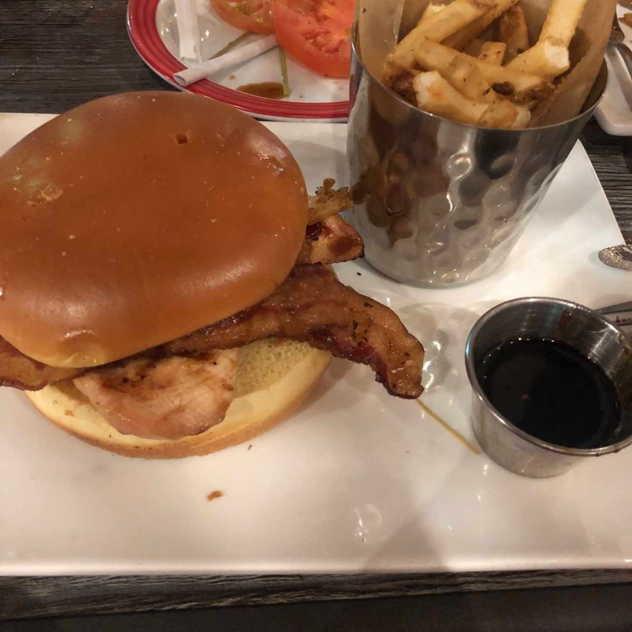 signature chicken burger