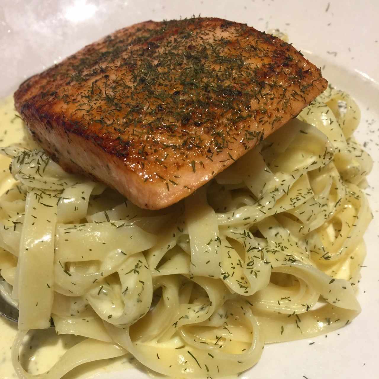 salmon pasta