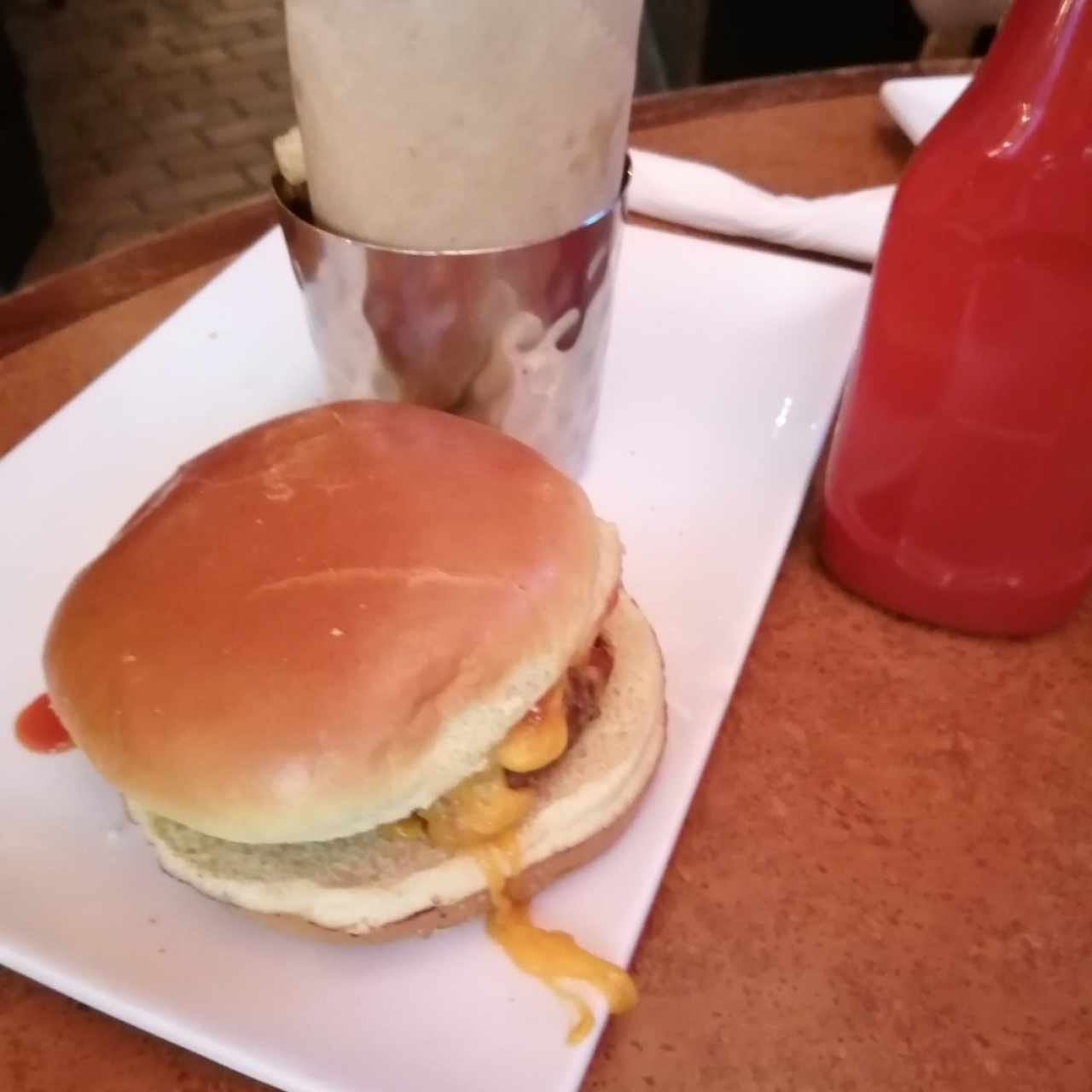 Hamburguesa de menú de niños