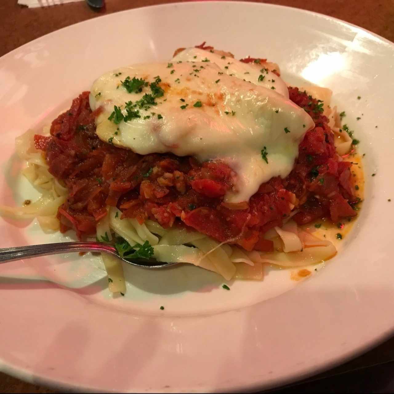 pasta con pollo y pepperoni 