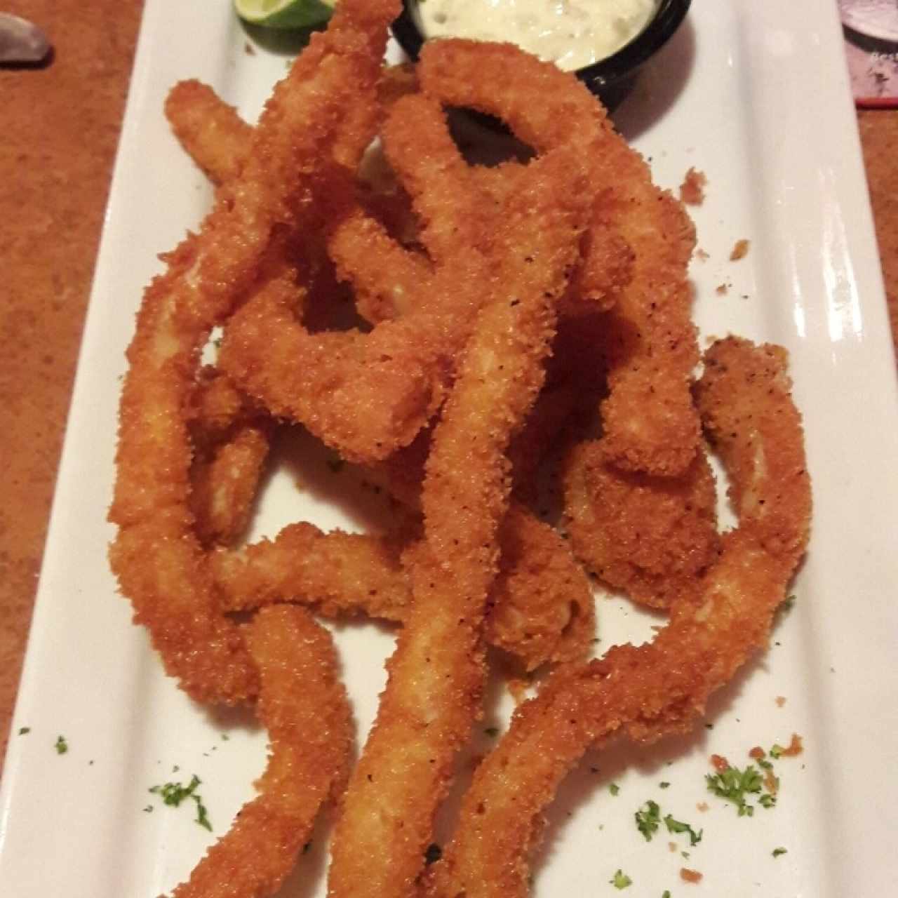 Calamares apanados