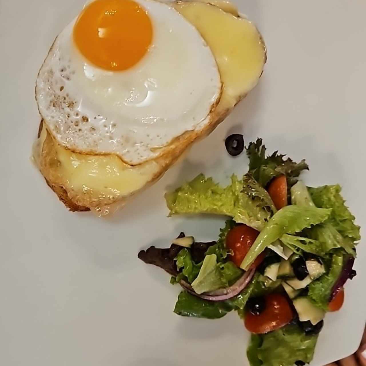 Croque Madame y su Salade