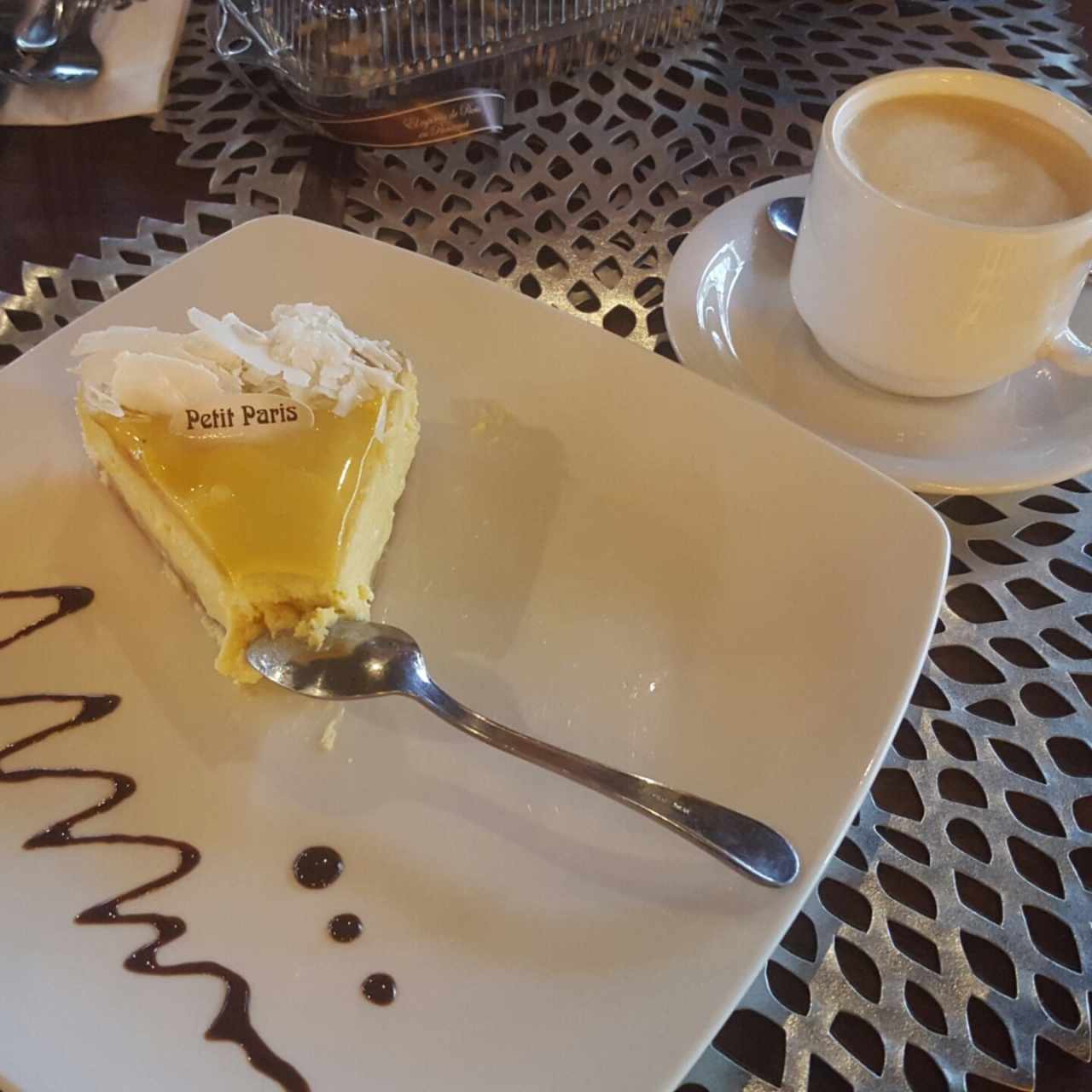 Cheesecake Maracuya con café