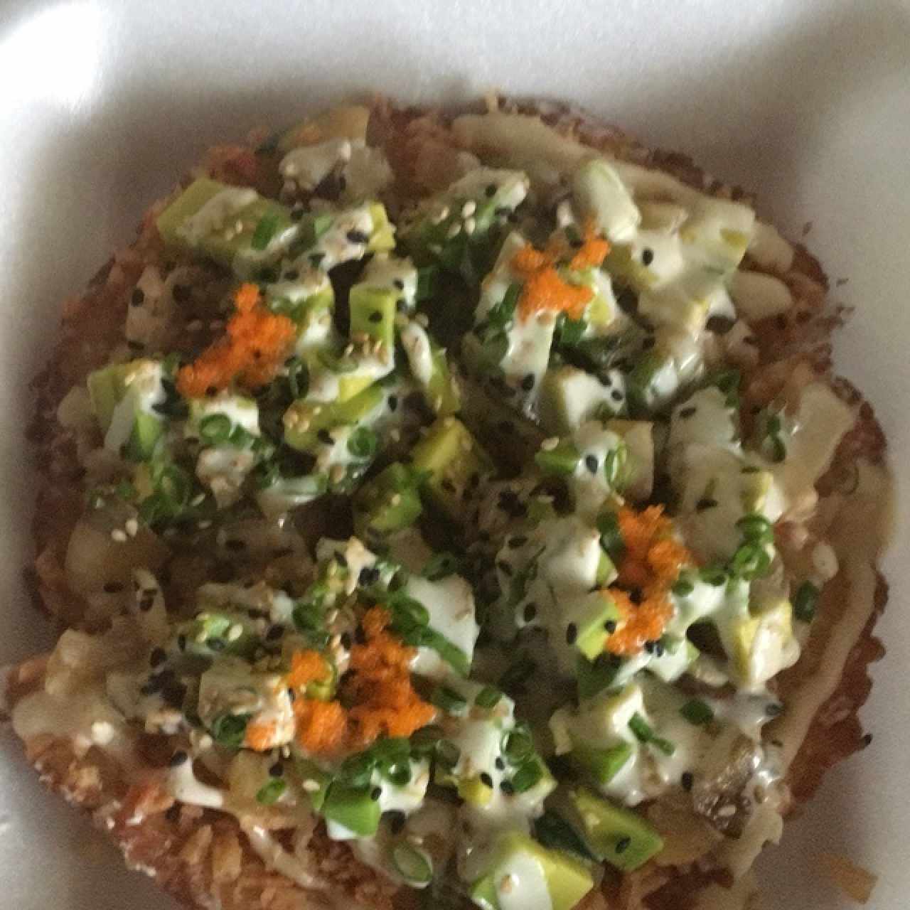 Sushi Pizza de Vegetales