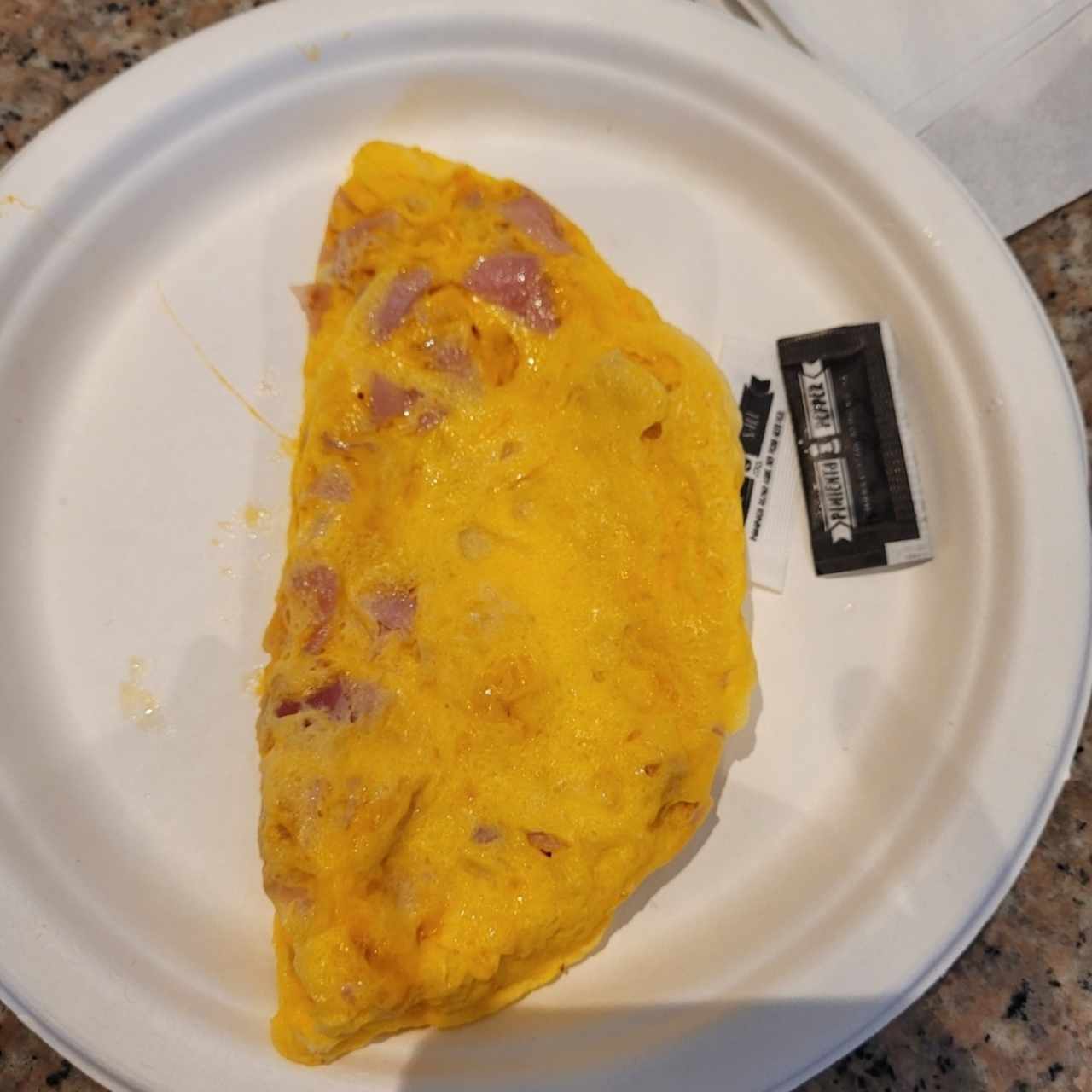 omelete jamón 