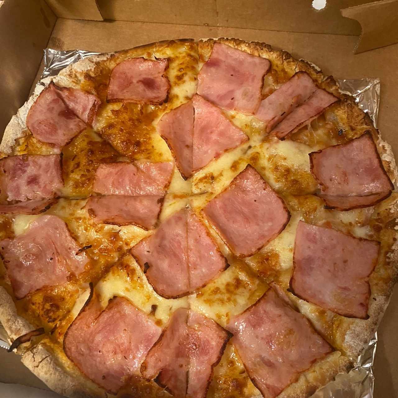 Pizza jamon 