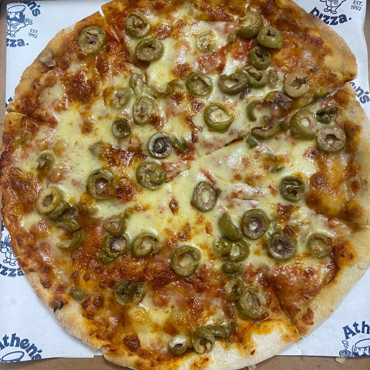 Pizza aceitunas 