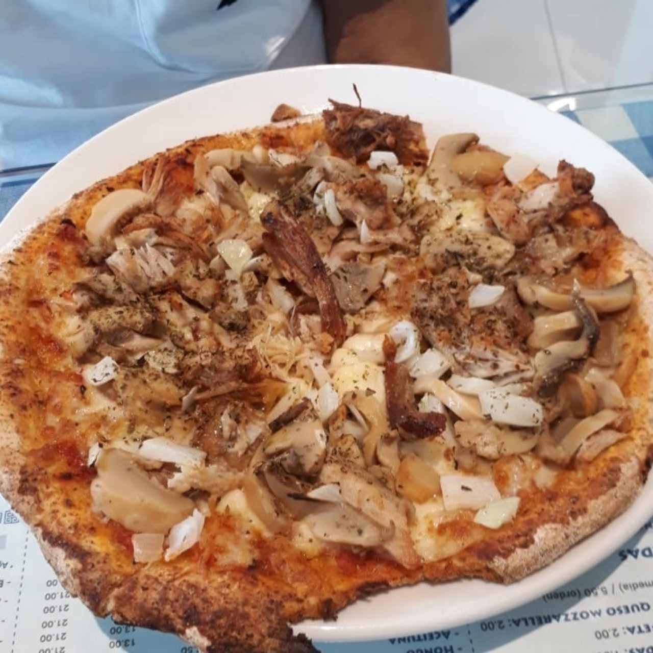 Pizza de pernil