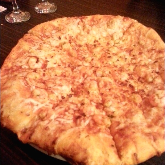 Pizza de camarones