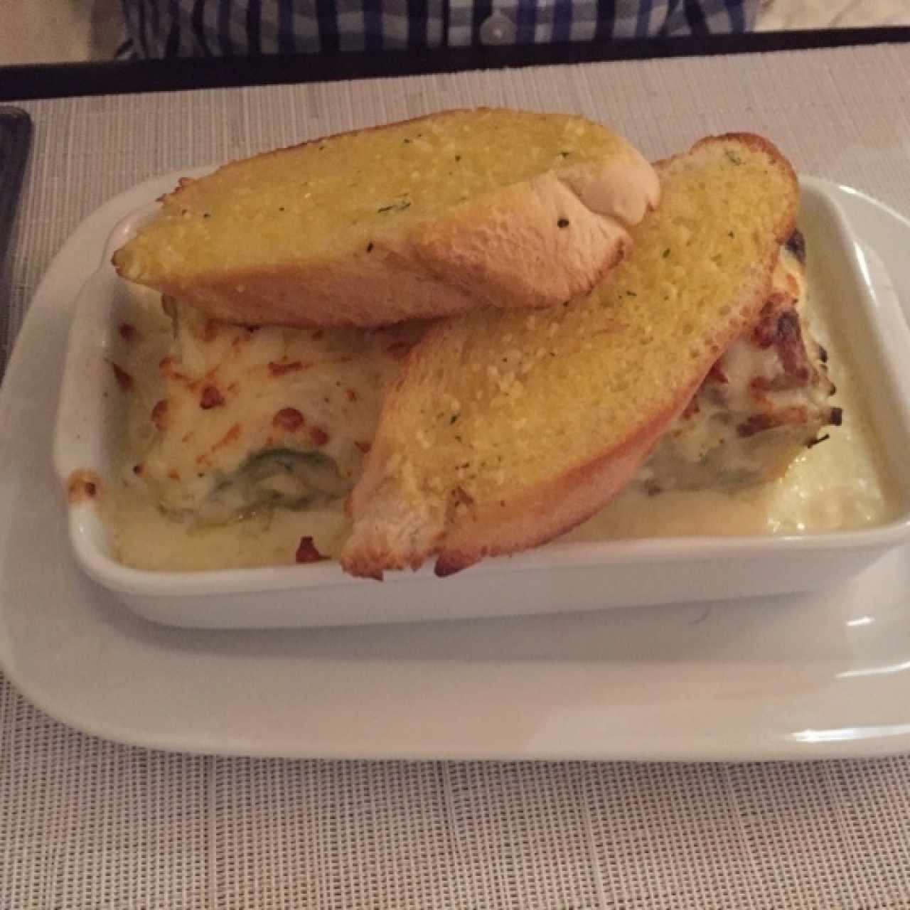 Lasagna de Pollo y Espinaca 