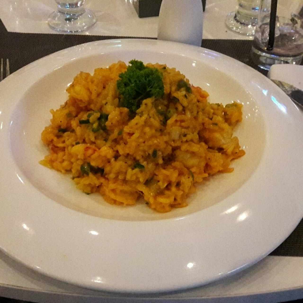 risotto de langosta